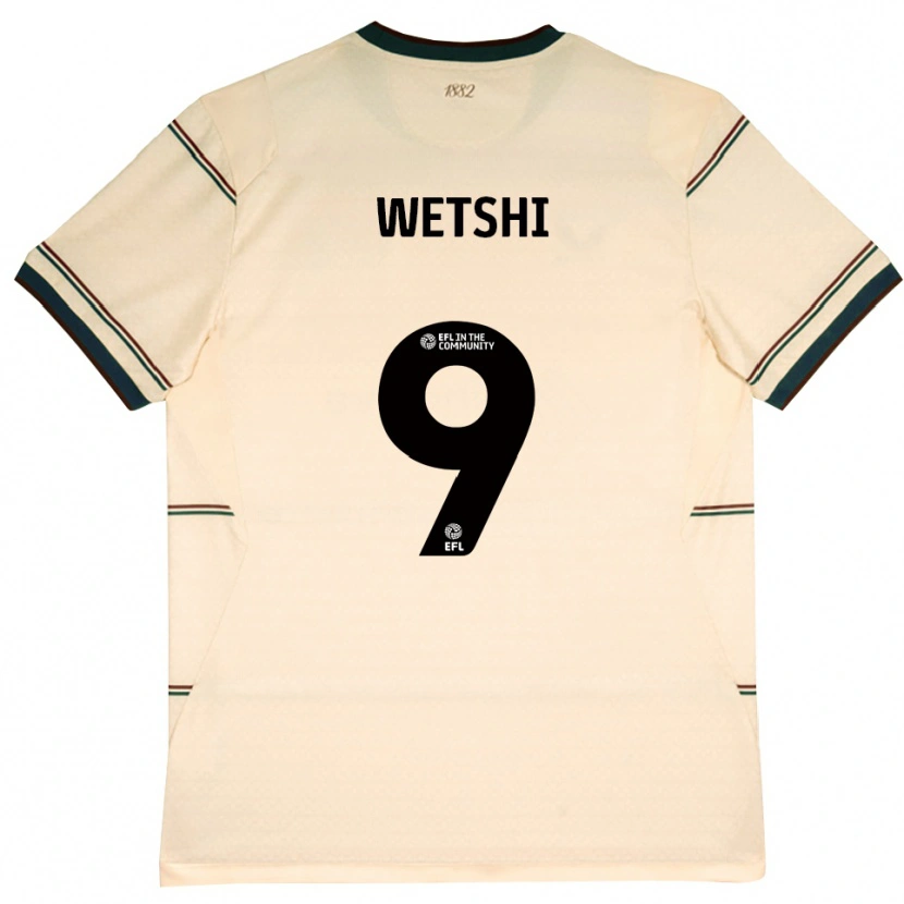 DanxenキッズBenji Wetshi#9ベージュ バーガンディアウェイシャツ2026/27ジャージーユニフォーム