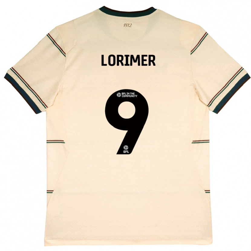 DanxenキッズArchie Lorimer#9ベージュ バーガンディアウェイシャツ2026/27ジャージーユニフォーム