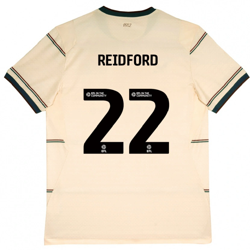 DanxenキッズIsabella Reidford#22ベージュ バーガンディアウェイシャツ2026/27ジャージーユニフォーム