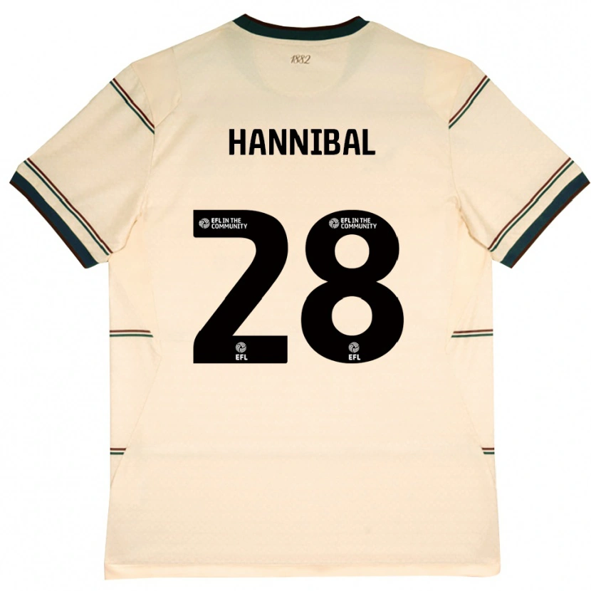 Danxenキッズハンニバル・メイブリ#28ベージュ バーガンディアウェイシャツ2026/27ジャージーユニフォーム