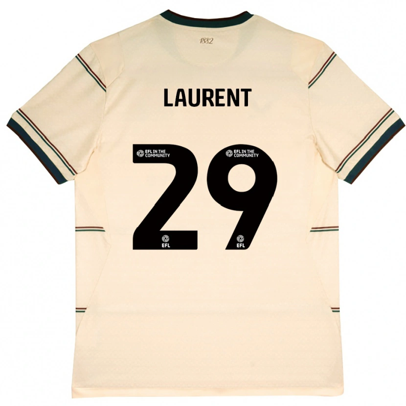 Danxenキッズジョシュ・ローラン#29ベージュ バーガンディアウェイシャツ2026/27ジャージーユニフォーム