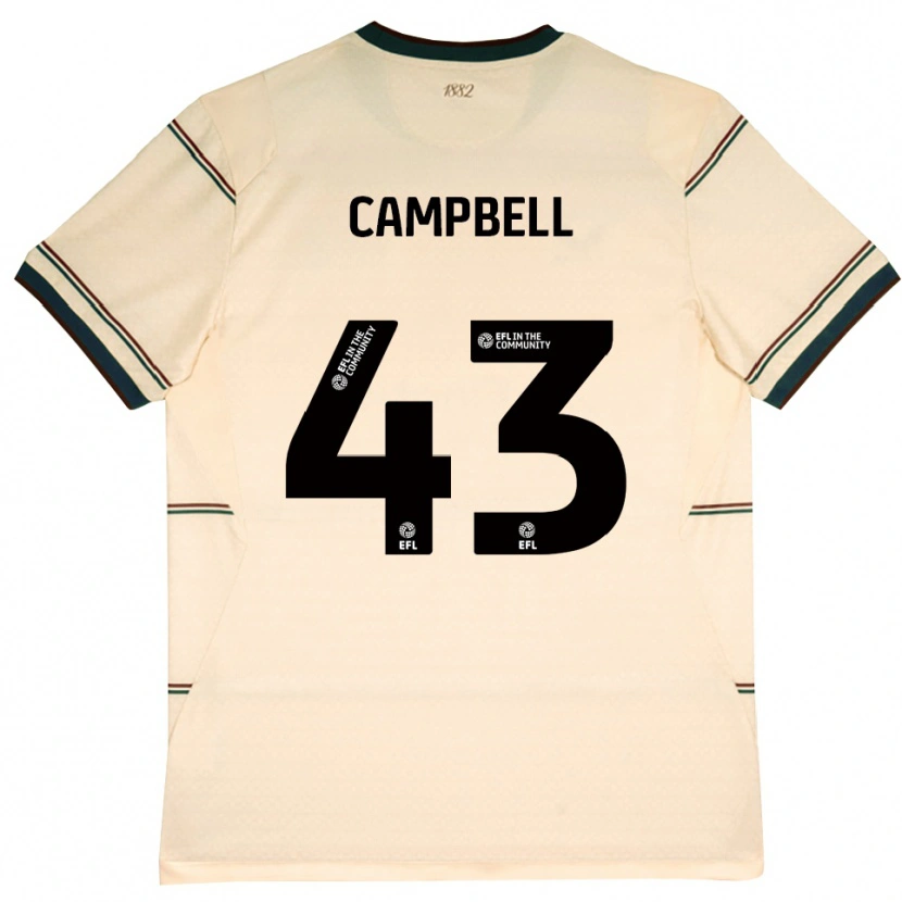 DanxenキッズMurray Campbell#43ベージュ バーガンディアウェイシャツ2026/27ジャージーユニフォーム
