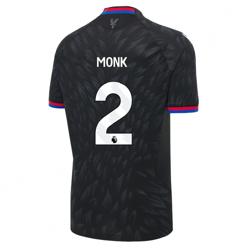 DanxenキッズDylan Monk#2ブラック ブルー レッドアウェイシャツ2026/27ジャージーユニフォーム