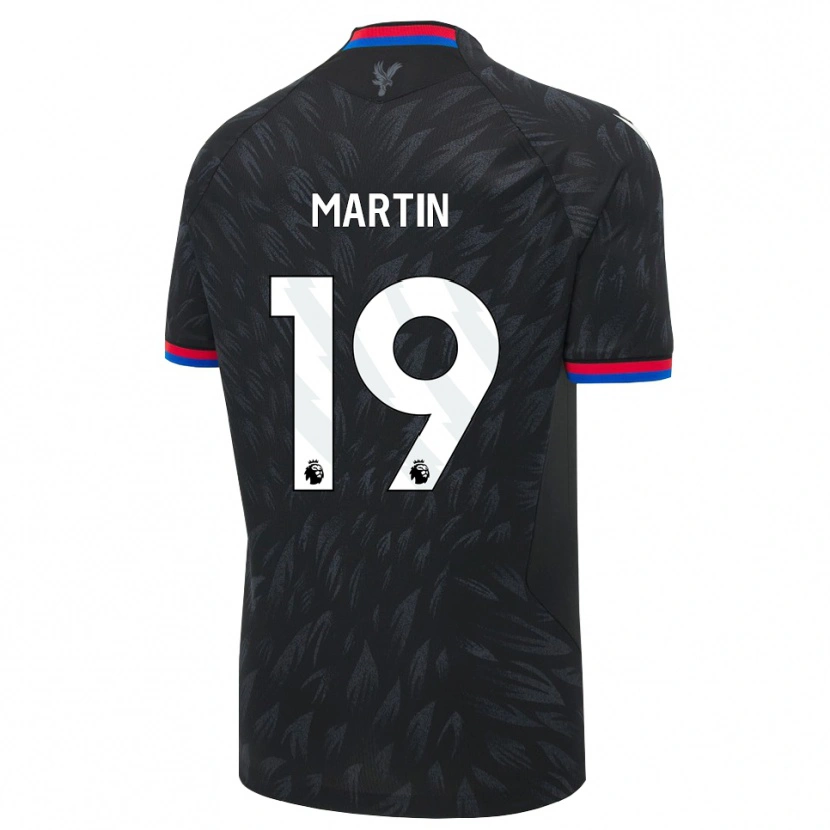 DanxenキッズDonte Martin#19ブラック ブルー レッドアウェイシャツ2026/27ジャージーユニフォーム