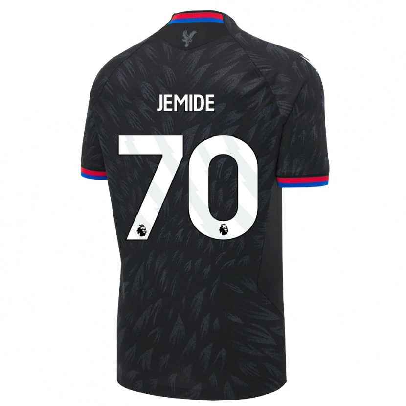 DanxenキッズMofe Jemide#70ブラック ブルー レッドアウェイシャツ2026/27ジャージーユニフォーム