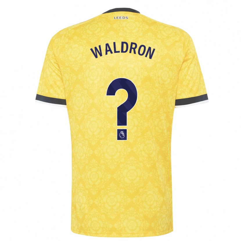 DanxenキッズRuby Waldron#0イエロー ホワイト ブラックアウェイシャツ2026/27ジャージーユニフォーム