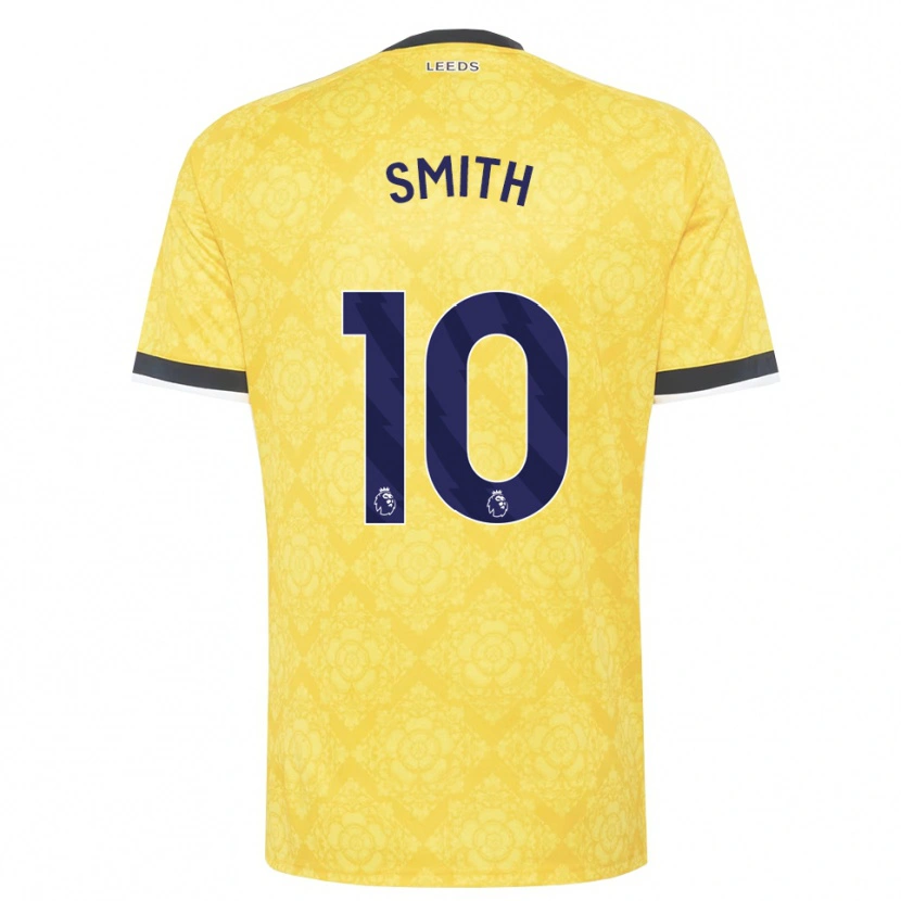 DanxenキッズKathryn Smith#10イエロー ホワイト ブラックアウェイシャツ2026/27ジャージーユニフォーム