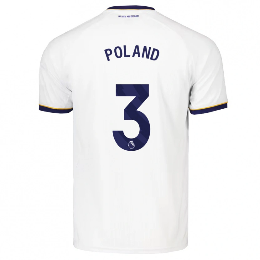 DanxenキッズLouis Poland#3ミッドナイトブルー ホワイト イエローアウェイシャツ2026/27ジャージーユニフォーム