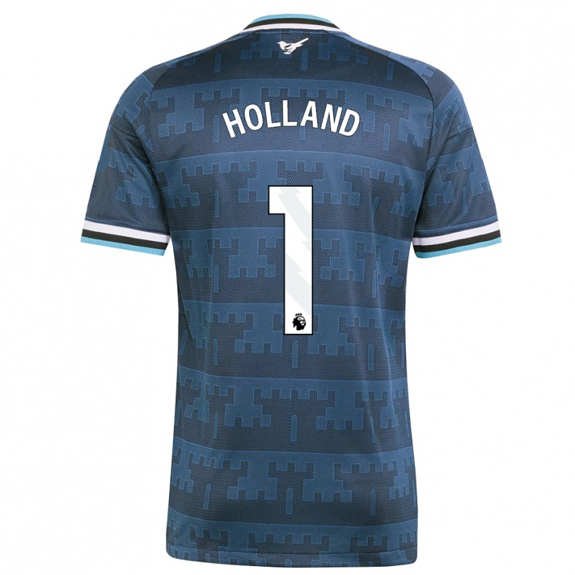 DanxenキッズOliver Holland#1イエロー ブラック ブルーアウェイシャツ2026/27ジャージーユニフォーム