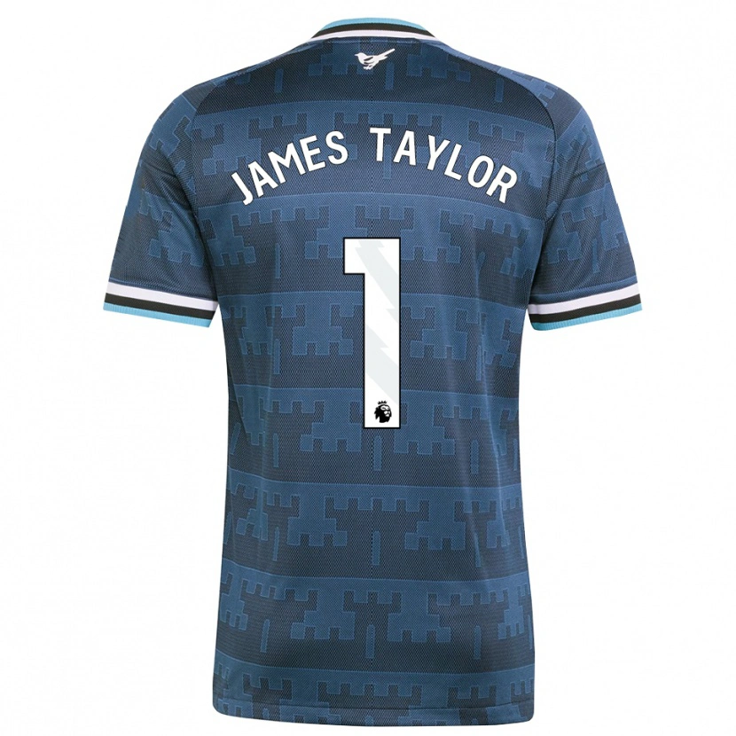 DanxenキッズJames Taylor#1イエロー ブラック ブルーアウェイシャツ2026/27ジャージーユニフォーム