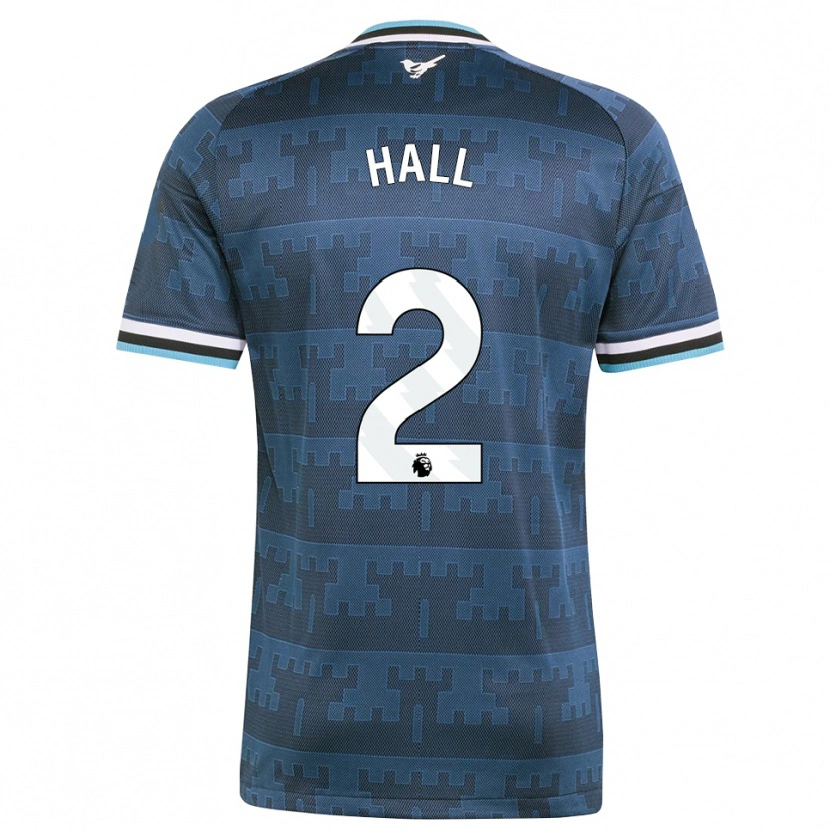 DanxenキッズEli Hall#2イエロー ブラック ブルーアウェイシャツ2026/27ジャージーユニフォーム
