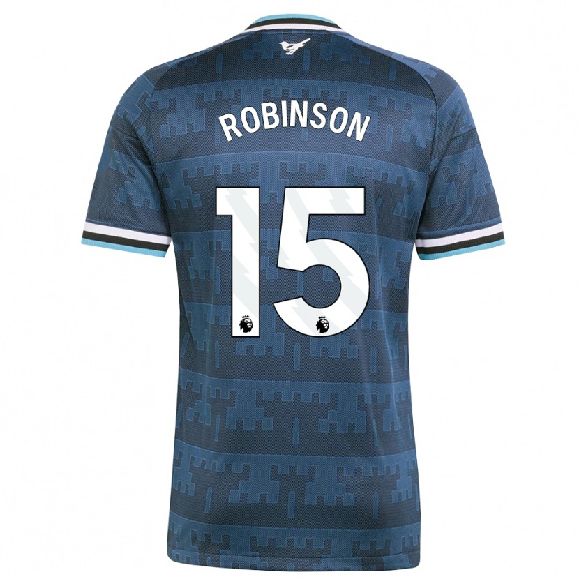DanxenキッズCharlie Robinson#15イエロー ブラック ブルーアウェイシャツ2026/27ジャージーユニフォーム