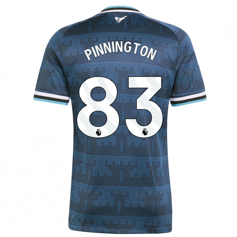 DanxenキッズSam Pinnington#83イエロー ブラック ブルーアウェイシャツ2026/27ジャージーユニフォーム