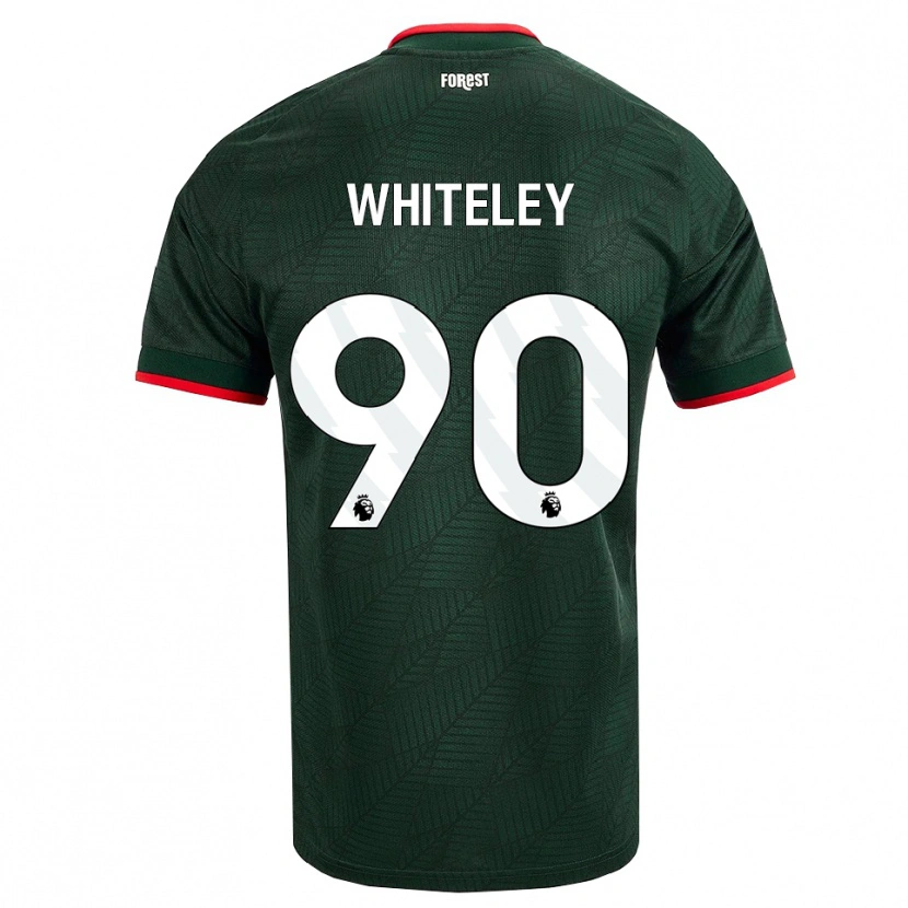 DanxenキッズJonathan Whiteley#90ダークグリーン レッドアウェイシャツ2026/27ジャージーユニフォーム