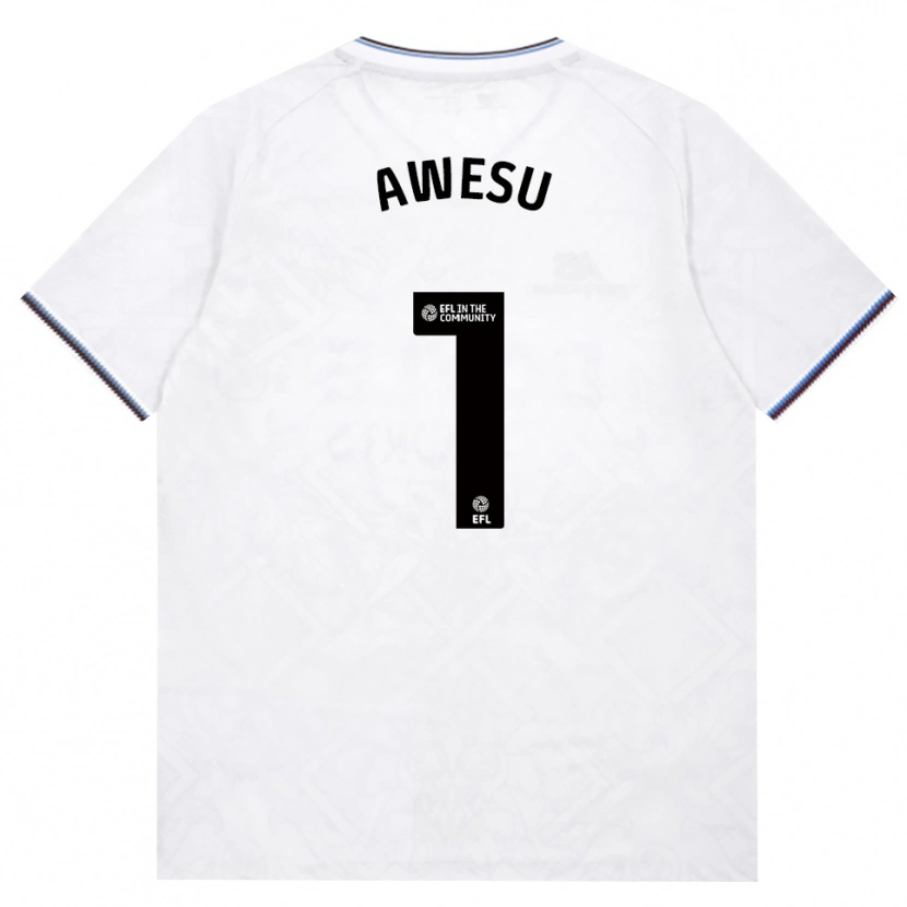 DanxenキッズLanre Awesu#1バーガンディ ホワイトアウェイシャツ2026/27ジャージーユニフォーム