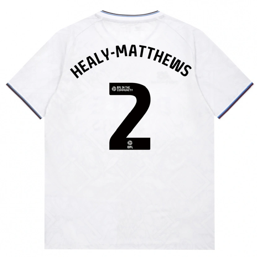 DanxenキッズKyle Healy-Matthews#2バーガンディ ホワイトアウェイシャツ2026/27ジャージーユニフォーム
