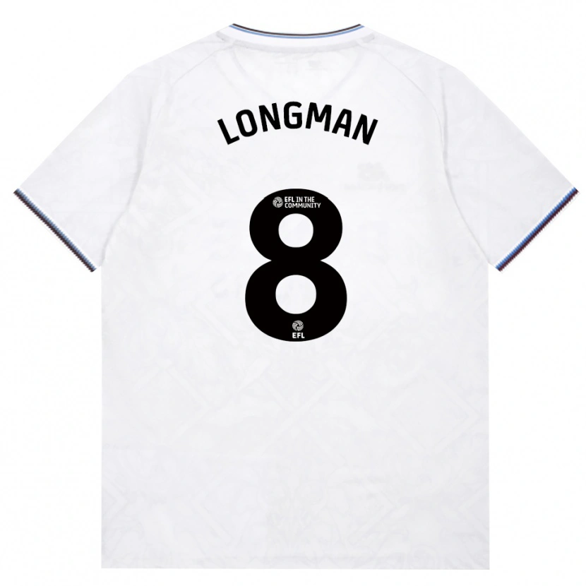 DanxenキッズJude Longman#8バーガンディ ホワイトアウェイシャツ2026/27ジャージーユニフォーム