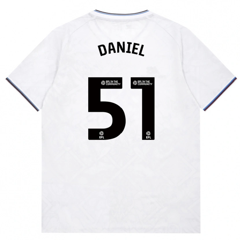 Danxenキッズダニエル・チェスターズ#51バーガンディ ホワイトアウェイシャツ2026/27ジャージーユニフォーム