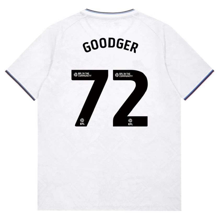 DanxenキッズTommy Goodger#72バーガンディ ホワイトアウェイシャツ2026/27ジャージーユニフォーム