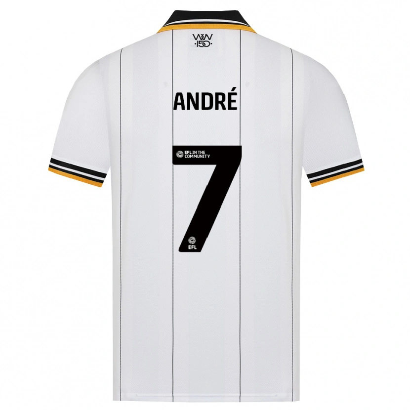 DanxenキッズAndré#7オレンジ ホワイト ブラックアウェイシャツ2026/27ジャージーユニフォーム