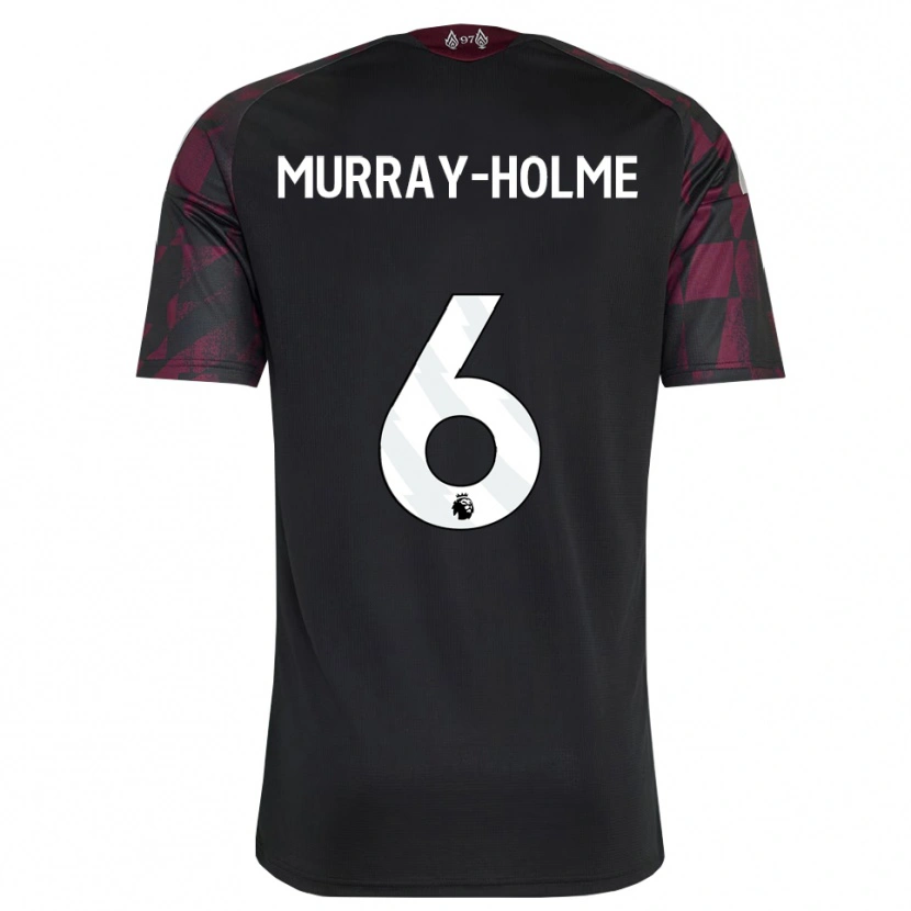 DanxenキッズHaydn Murray-Holme#6ブラック ホワイト パープルサードユニフォームシャツ2026/27ジャージーユニフォーム