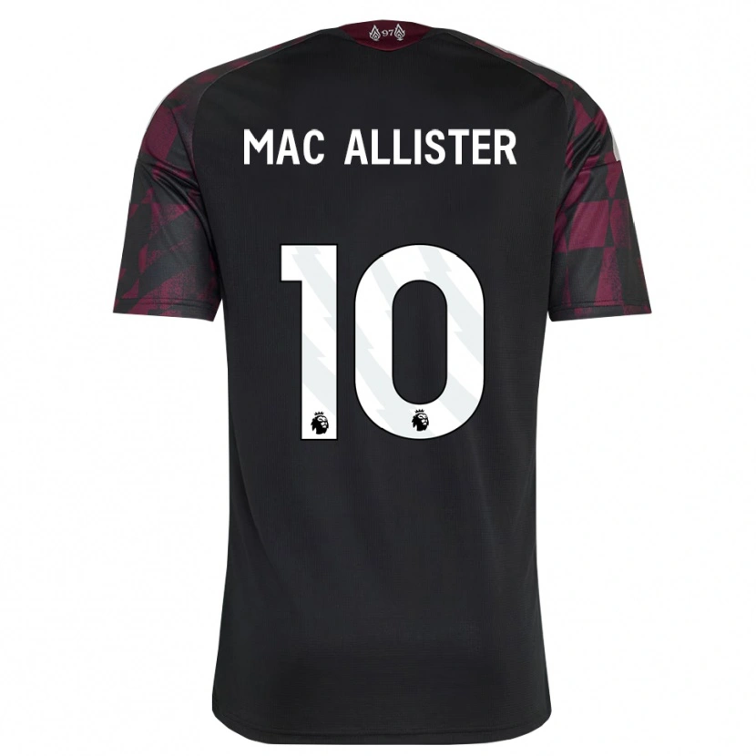 Danxenキッズアレクシス・マック・アリスター#10ブラック ホワイト パープルサードユニフォームシャツ2026/27ジャージーユニフォーム