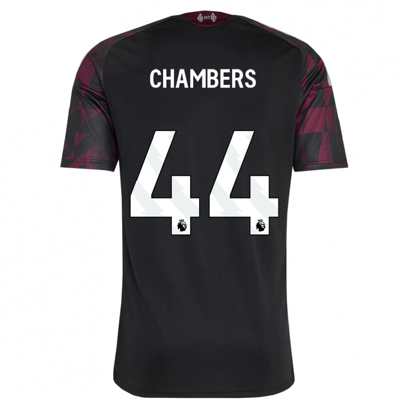 Danxenキッズルーク・チェンバーズ#44ブラック ホワイト パープルサードユニフォームシャツ2026/27ジャージーユニフォーム