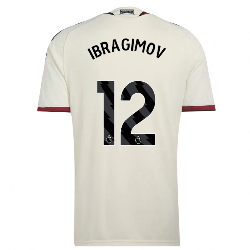 DanxenキッズGazi Ibragimov#12ベージュ ブラック レッドサードユニフォームシャツ2026/27ジャージーユニフォーム