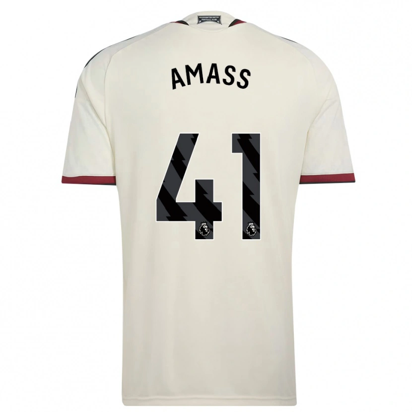 Danxenキッズハリー・アマス#41ベージュ ブラック レッドサードユニフォームシャツ2026/27ジャージーユニフォーム