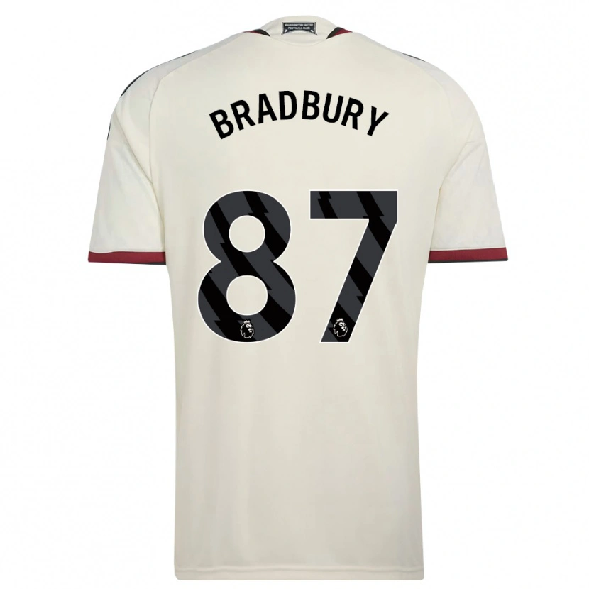 DanxenキッズLouie Bradbury#87ベージュ ブラック レッドサードユニフォームシャツ2026/27ジャージーユニフォーム