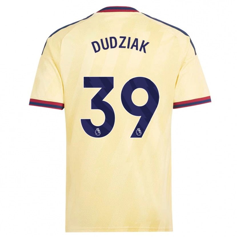 Danxenキッズハリソン・ドゥジアック#39ライトイエロー ミッドナイトブルーサードユニフォームシャツ2026/27ジャージーユニフォーム