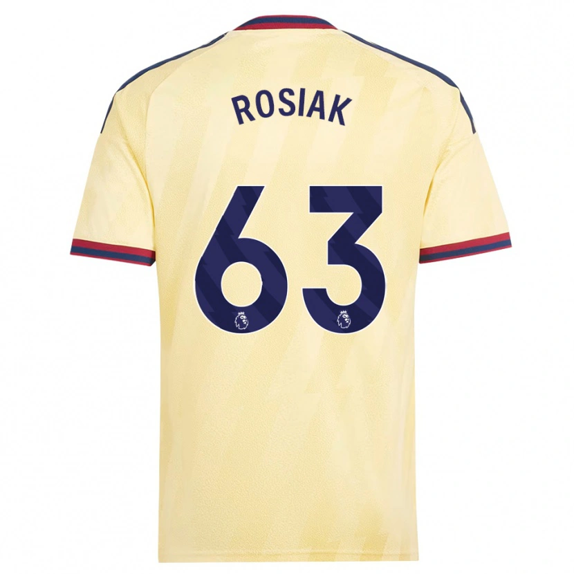 Danxenキッズミハル・ロシアック#63ライトイエロー ミッドナイトブルーサードユニフォームシャツ2026/27ジャージーユニフォーム