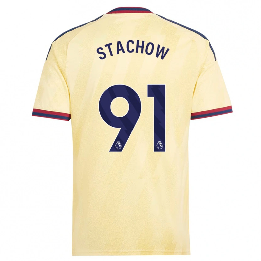 DanxenキッズPatrick Stachow#91ライトイエロー ミッドナイトブルーサードユニフォームシャツ2026/27ジャージーユニフォーム