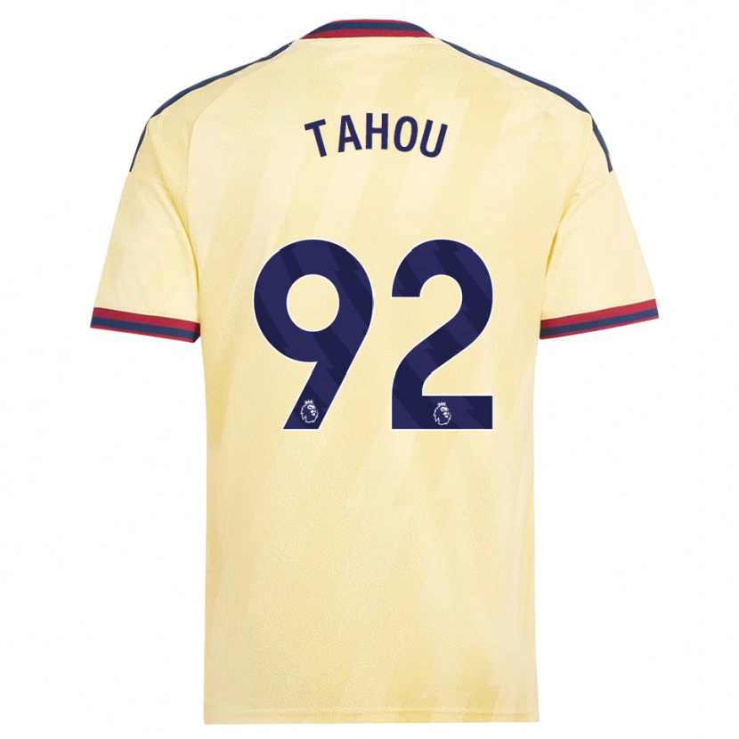 DanxenキッズJoshua Tahou#92ライトイエロー ミッドナイトブルーサードユニフォームシャツ2026/27ジャージーユニフォーム