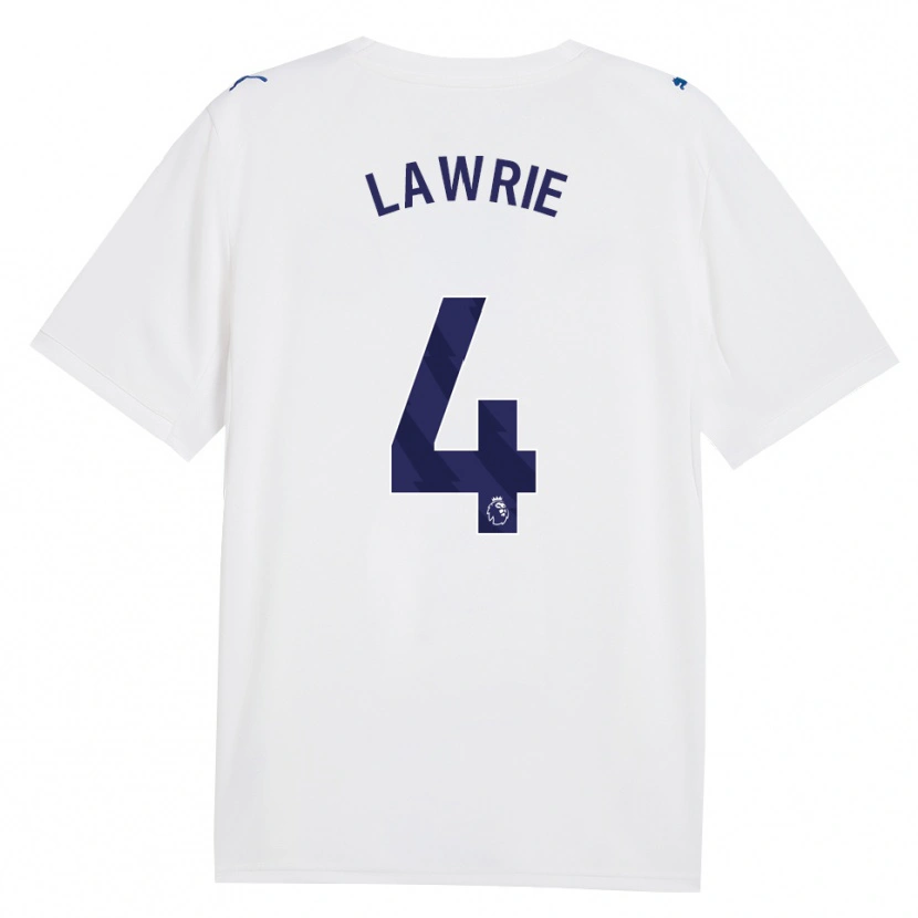 DanxenキッズFreddie Lawrie#4ネイビー ホワイトサードユニフォームシャツ2026/27ジャージーユニフォーム