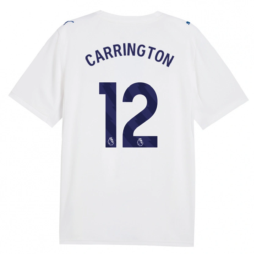 DanxenキッズTheo Carrington#12ネイビー ホワイトサードユニフォームシャツ2026/27ジャージーユニフォーム