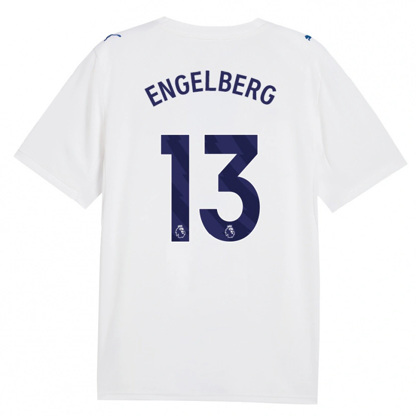 DanxenキッズStavros Engelberg#13ネイビー ホワイトサードユニフォームシャツ2026/27ジャージーユニフォーム