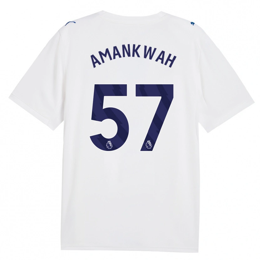 Danxenキッズイエボア・アマンクワ#57ネイビー ホワイトサードユニフォームシャツ2026/27ジャージーユニフォーム