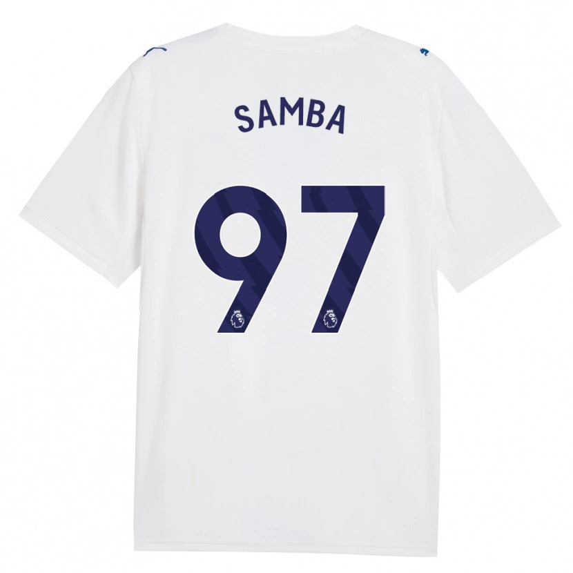 Danxenキッズタイローン・サンバ#97ネイビー ホワイトサードユニフォームシャツ2026/27ジャージーユニフォーム