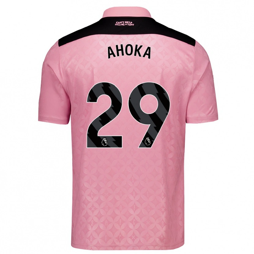 DanxenメンズJules Ahoka#29ライトピンク ブラックアウェイシャツ2026/27ジャージーユニフォーム