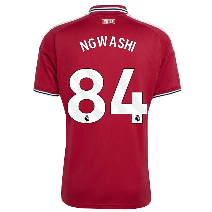DanxenメンズJayden Ngwashi#84レッド イエロー ホワイトホームシャツ2026/27ジャージーユニフォーム