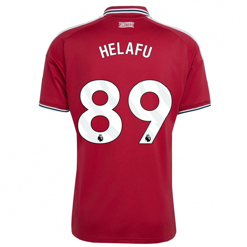 DanxenメンズYuel Helafu#89レッド イエロー ホワイトホームシャツ2026/27ジャージーユニフォーム