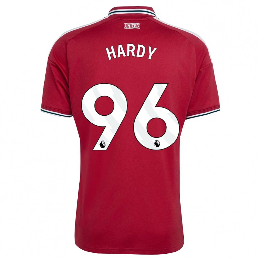 DanxenメンズCharlie Hardy#96レッド イエロー ホワイトホームシャツ2026/27ジャージーユニフォーム