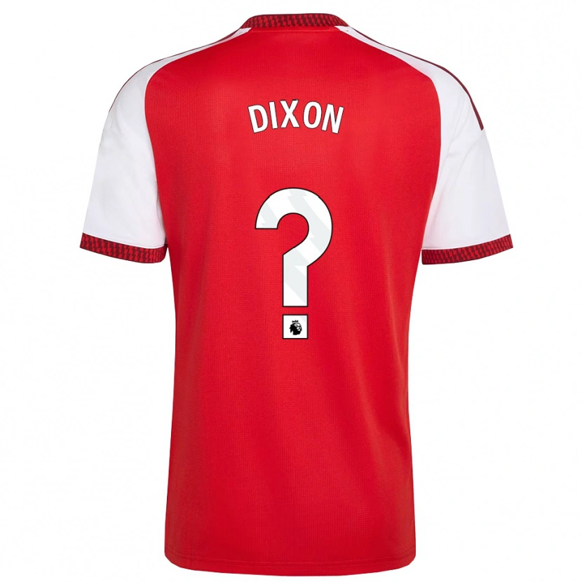 DanxenメンズDanny Dixon#0レッド ホワイトブラックホームシャツ2026/27ジャージーユニフォーム
