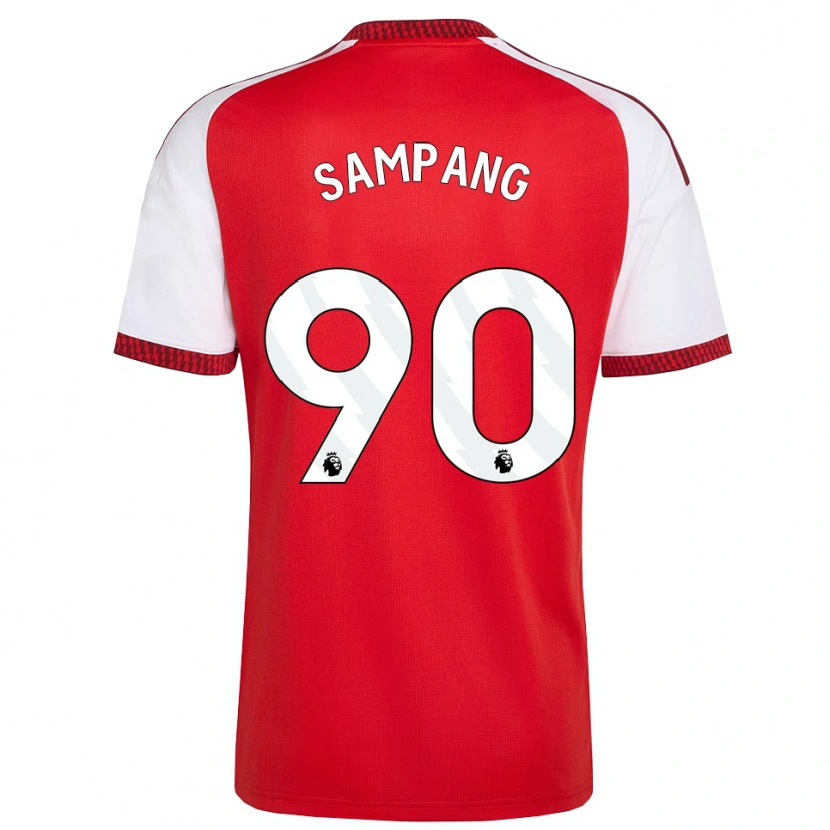 DanxenメンズSaurap Sampang#90レッド ホワイトブラックホームシャツ2026/27ジャージーユニフォーム