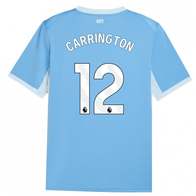 DanxenメンズTheo Carrington#12ライトスカイブルー ホワイトホームシャツ2026/27ジャージーユニフォーム