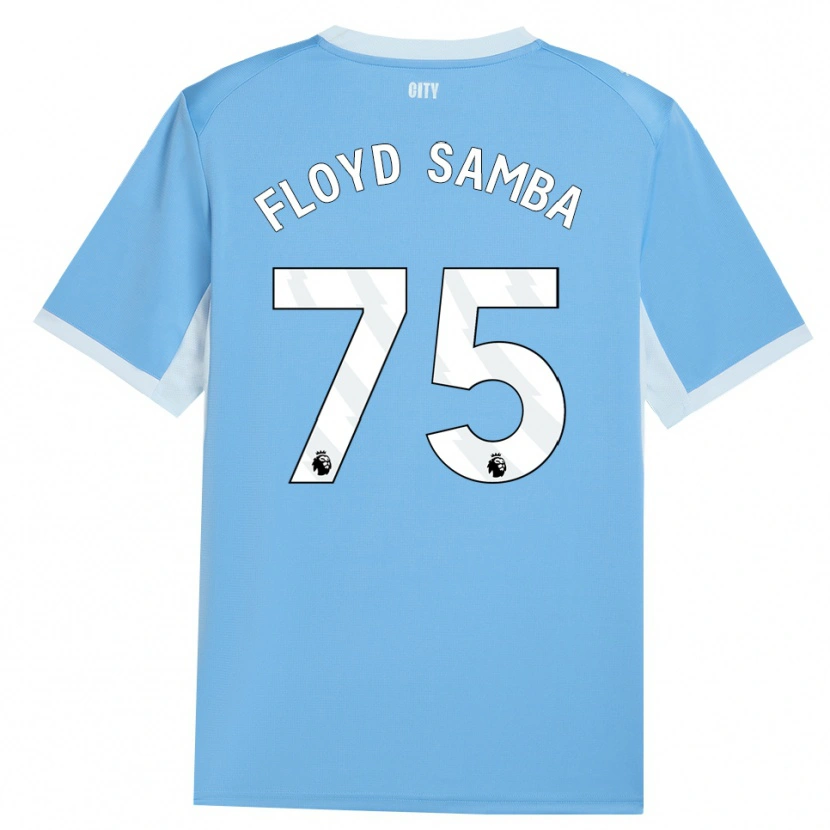 DanxenメンズFloyd Samba#75ライトスカイブルー ホワイトホームシャツ2026/27ジャージーユニフォーム