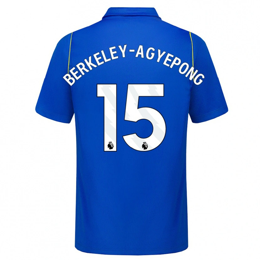 DanxenメンズJeremiah Berkeley-Agyepong#15ブルー イエローホームシャツ2026/27ジャージーユニフォーム