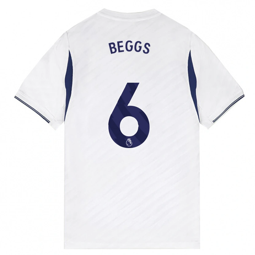 DanxenメンズJamel Beggs#6ホワイト レッド パープルホームシャツ2026/27ジャージーユニフォーム