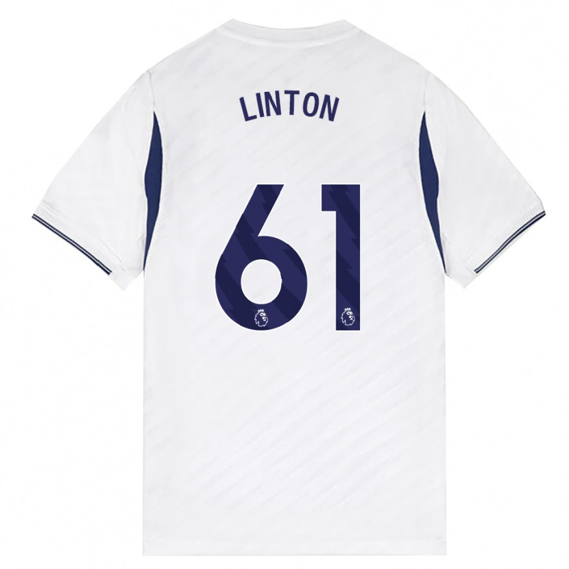 DanxenメンズJahziah Linton#61ホワイト レッド パープルホームシャツ2026/27ジャージーユニフォーム
